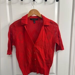 WHBM Mesh Blouse Size S